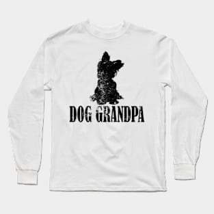 Yorkie Dog Grandpa Long Sleeve T-Shirt